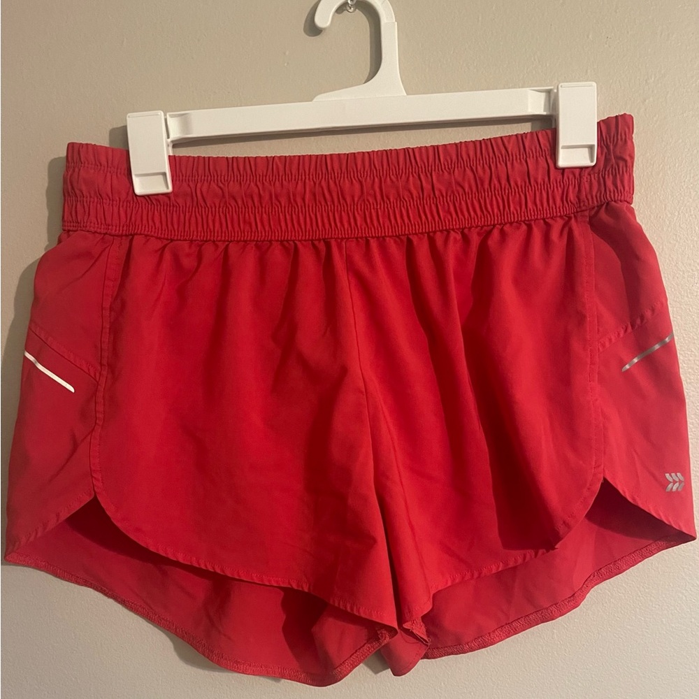 All in Motion Red Athletic Shorts Lightweight Fit